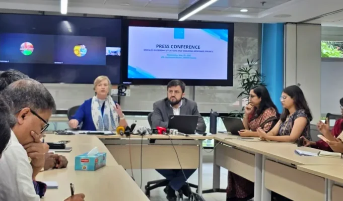 টিকা সংকটে ১০ বার সতর্ক ও ৫ বার চিঠি দিলেও সাড়া মেলেনি: ইউনিসেফ হামের টিকা