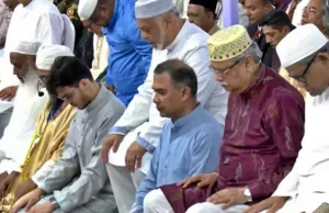 জাতীয় ঈদগাহে রাষ্ট্রপতি ও প্রধানমন্ত্রীর অংশগ্রহণে ঈদের প্রধান জামাত সম্পন্ন জাতীয় ঈদগাহ