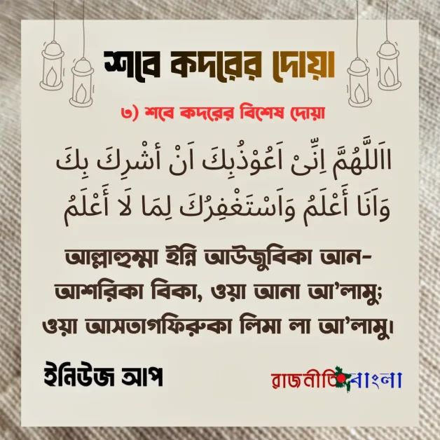 Shabe Qadar Dua