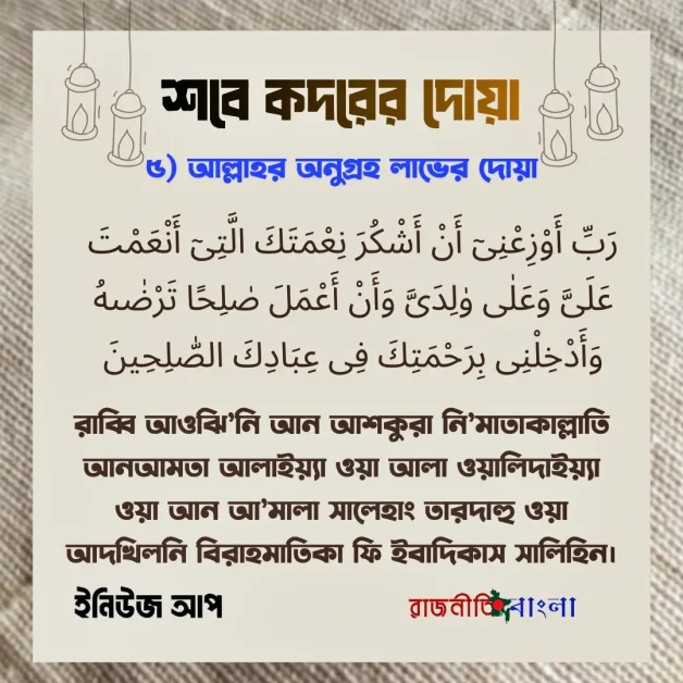 Shabe Qadar Dua