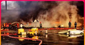 শাহজালাল বিমানবন্দরে আগুন