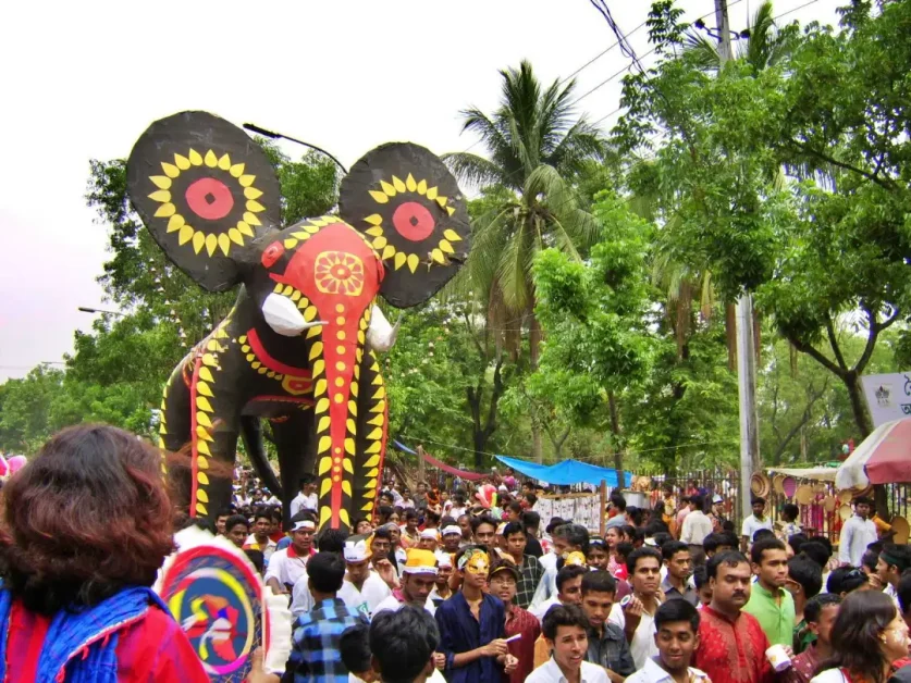পহেলা বৈশাখ মঙ্গল শোভাযাত্রা ২০০৭ ঢাকা