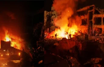 আবুধাবির বুরুজ পেট্রোকেমিক্যাল প্লান্টে ইরানের ক্ষেপণাস্ত্র হামলা; দাউদাউ করে জ্বলছে কারখানা আবুধাবি হামলা