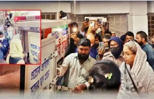 প্যারোলে সাময়িক মুক্তি পেয়ে স্বামীকে শেষ বিদায় জানালেন সাবেক মন্ত্রী দীপু মনি দীপু মনি প্যারোলে মুক্তি স্বামী শেষ বিদায়
