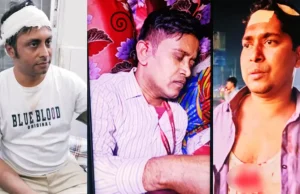 নরসিংদীতে চাঁদার দাবিতে ক্র্যাব সদস্যদের ওপর হামলা: ১০ সাংবাদিক আহত, আটক ২ নরসিংদীতে সাংবাদিকদের ওপর হামলা