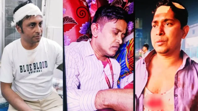 নরসিংদীতে সাংবাদিকদের ওপর হামলা