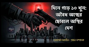 দিনে গড়ে ১০ খুন: অবৈধ অস্ত্রের ছোবলে অস্থির দেশ, দায় কার? অবৈধ অস্ত্র বাংলাদেশ