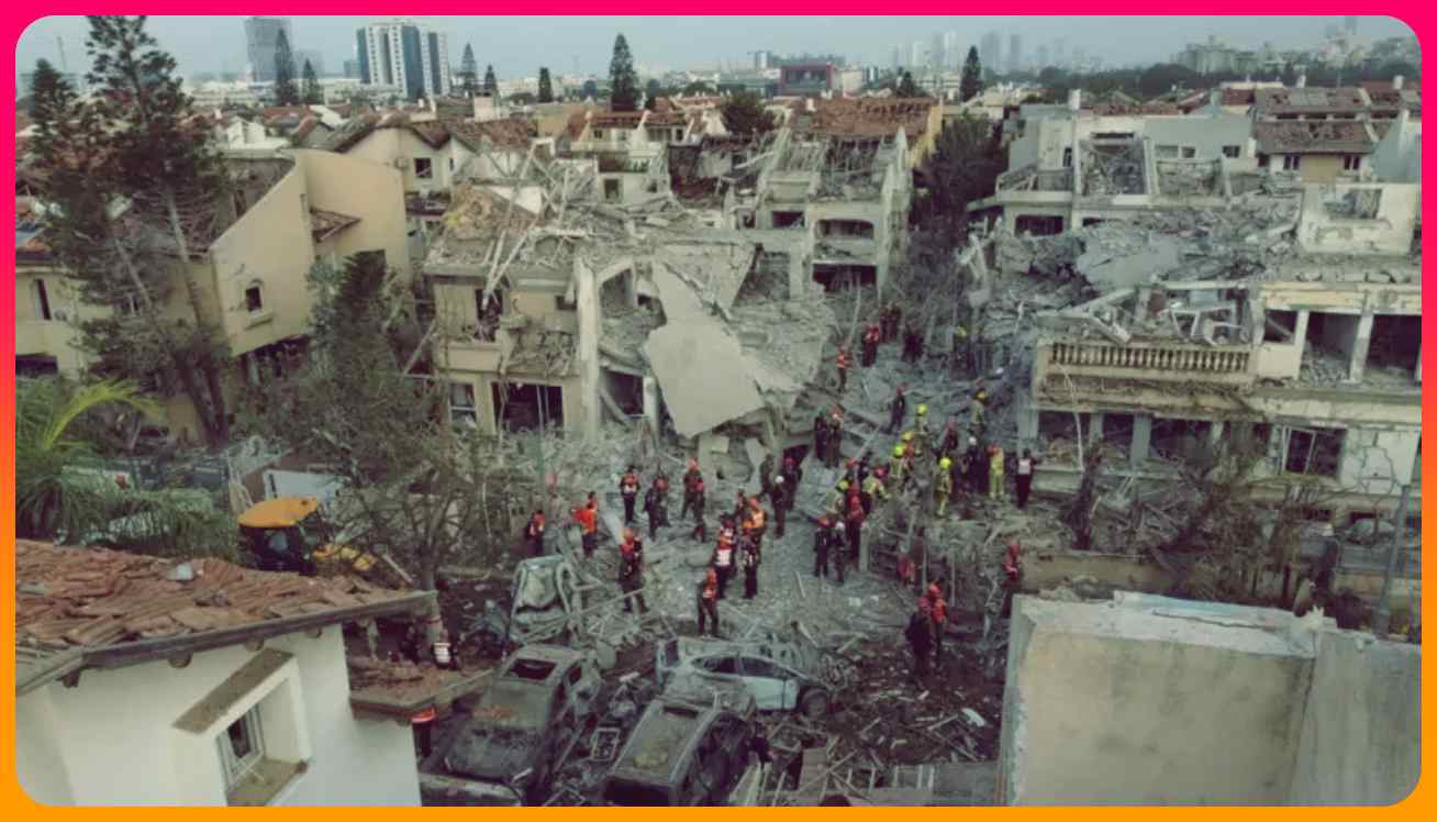 ইসরায়েলে ইরানের ব্যালিস্টিক মিসাইল