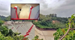 বিপৎসীমার কাছে কাপ্তাই হ্রদের পানি: ৬ ইঞ্চি করে খুলে দেওয়া হলো ১৬টি গেট, সতর্কবার্তা জারি! কাপ্তাই বাঁধের ১৬টি গেট খুলে দেওয়া হয়েছে