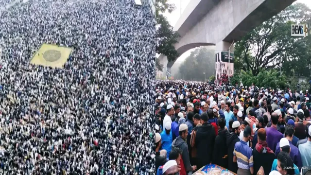 বেগম খালেদা জিয়ার জানাজায় জনসমুদ্র