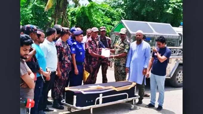 kolkata-fire-victim-saju-body-returned আলিমুজ্জামান সাজুর মরদেহ ভোমরা সীমান্ত