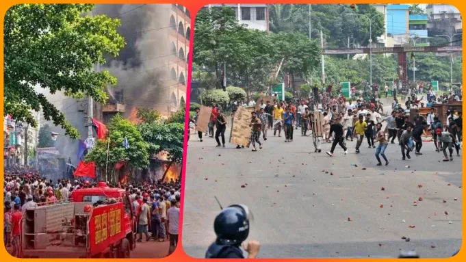 mirpur-eviction-drive-clash-vehicle-fire মিরপুরে উচ্ছেদ অভিযানে সংঘর্ষ