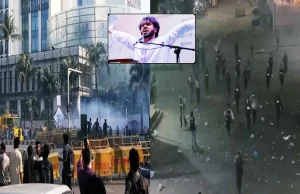 শাহবাগে ইনকিলাব মঞ্চ-পুলিশ রক্তক্ষয়ী সংঘর্ষ: রণক্ষেত্র ইন্টারকন্টিনেন্টাল মোড়, আহত ৩০ ইনকিলাব মঞ্চ পুলিশ সংঘর্ষ
