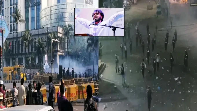 ইনকিলাব মঞ্চ পুলিশ সংঘর্ষ