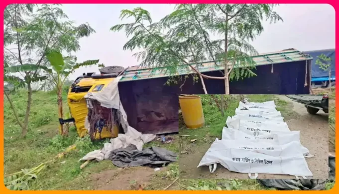 কালিহাতীতে ট্রাক দুর্ঘটনা