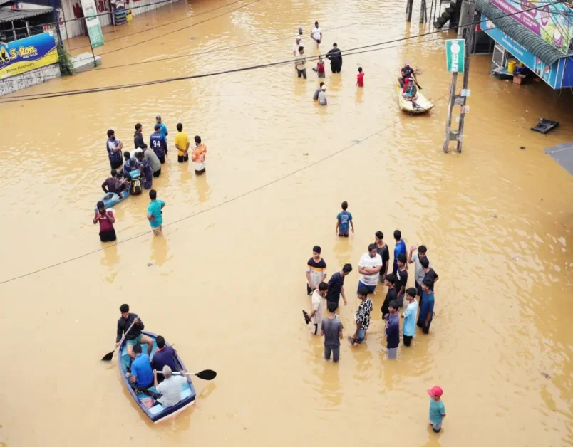 শ্রীলঙ্কায় প্রলয়ঙ্করী বন্যা