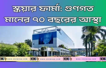 স্কয়ার ফার্মাসিউটিক্যালস: ৭০ বছরের সাফল্য, ওষুধ ও গুণগত মানের গল্প স্কয়ার ফার্মাসিউটিক্যালস লিমিটেড