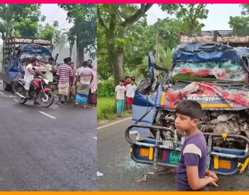 টাঙ্গাইলে দাঁড়িয়ে থাকা ট্রাকে মুরগিবাহী পিকআপের ধাক্কা, চালক-হেলপারসহ নিহত ৪ টাঙ্গাইলে সড়ক দুর্ঘটনায় নিহত ৪