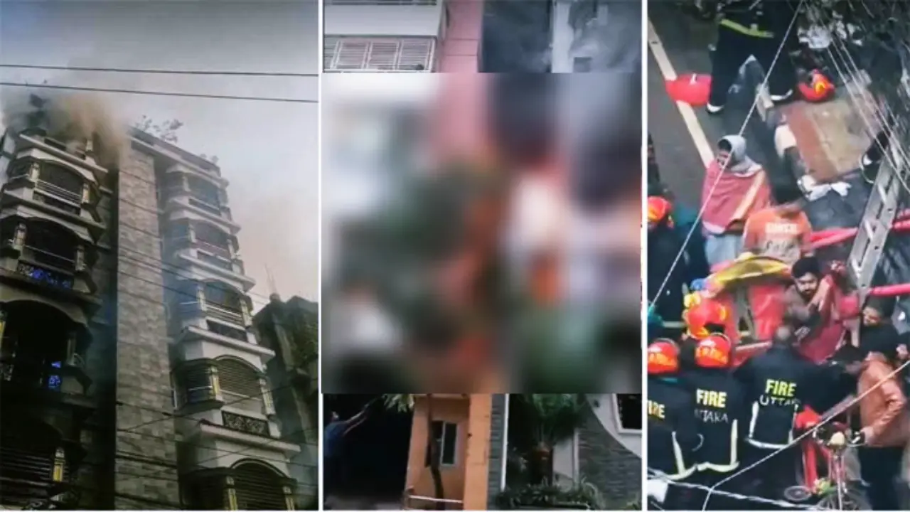 উত্তরার আবাসিক ভবনে ভয়াবহ আগুন: একই পরিবারের ৩ জনসহ নিহত ৬